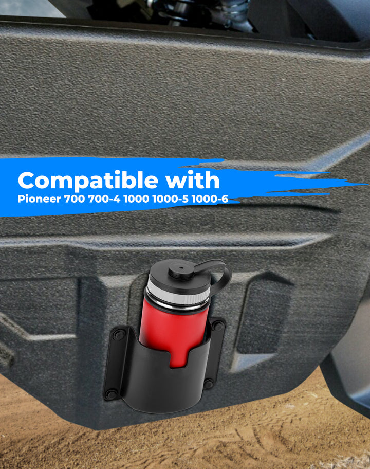 Drink Cup Holder Door Mount for Honda Pioneer 700-4/1000-5 - Kemimoto