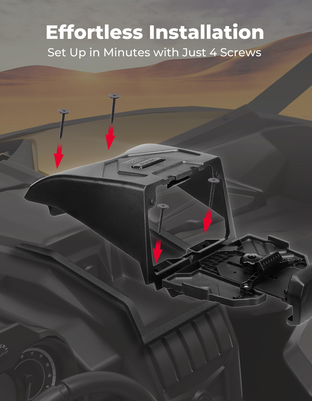 <tc>Porta tablet con caja de almacenamiento para Can Am Maverick X3/Max</tc>