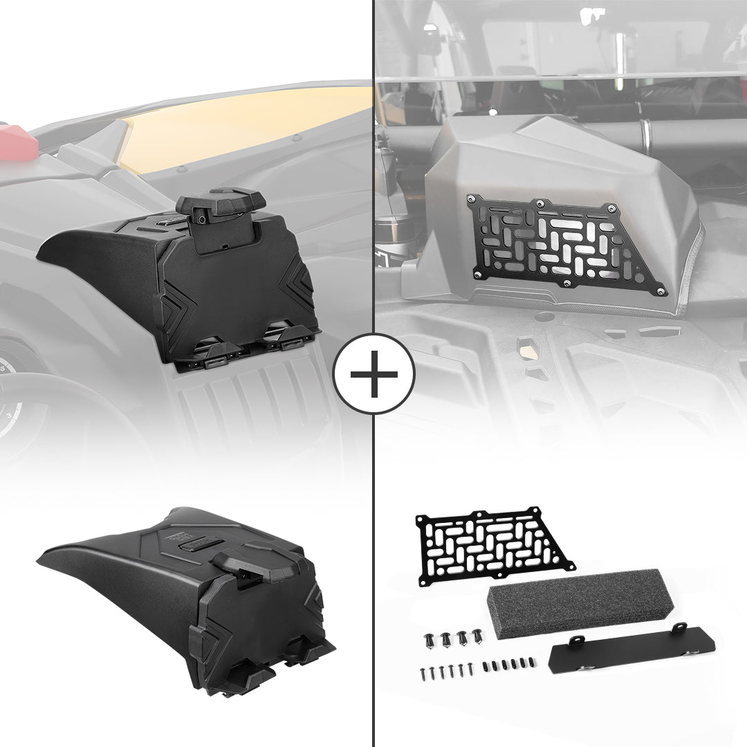 Navigation Storage Box and Holder & Noise Reduction Kit for Can-Am Maverick X3