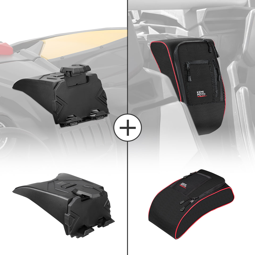 Tablet Holder & Console Storage Bag for Can-Am Maverick X3