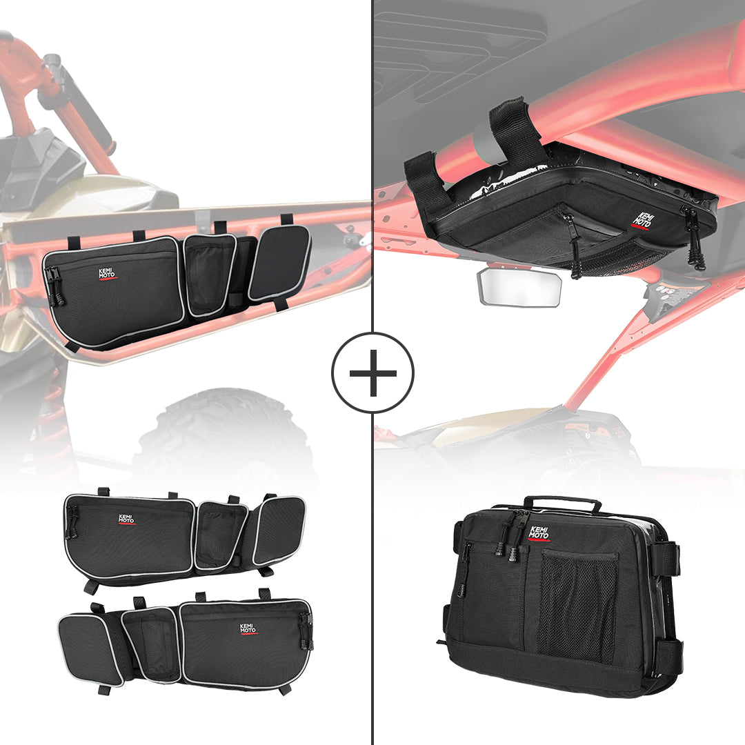 Front & Roof Storage Bags for Can-Am Maverick X3 - Kemimoto