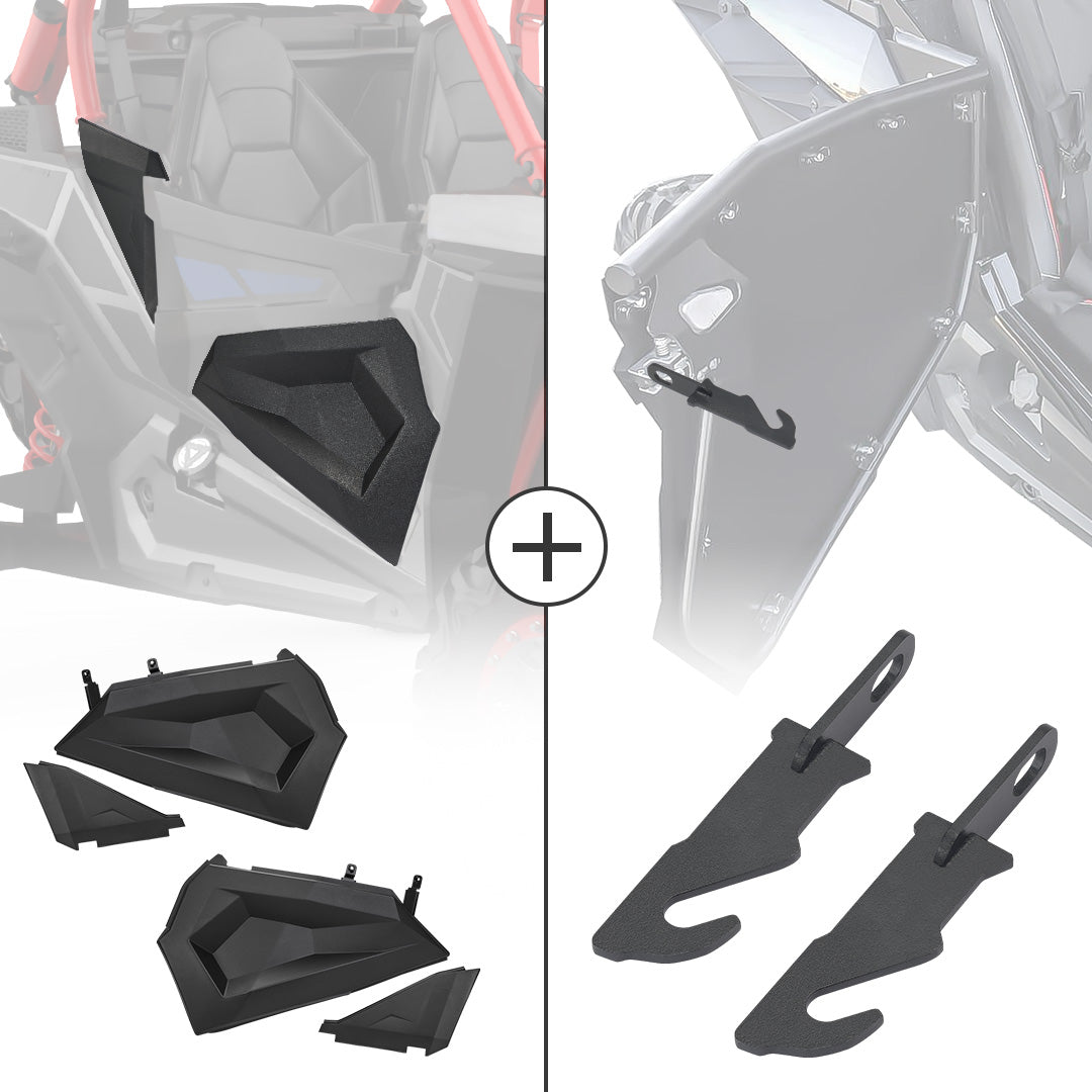 Lower Half Door and Door Latches Extender for Polaris RZR