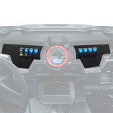 2 Set 8 Switch Aluminum Dash Panel for Polaris RZR XP 1000