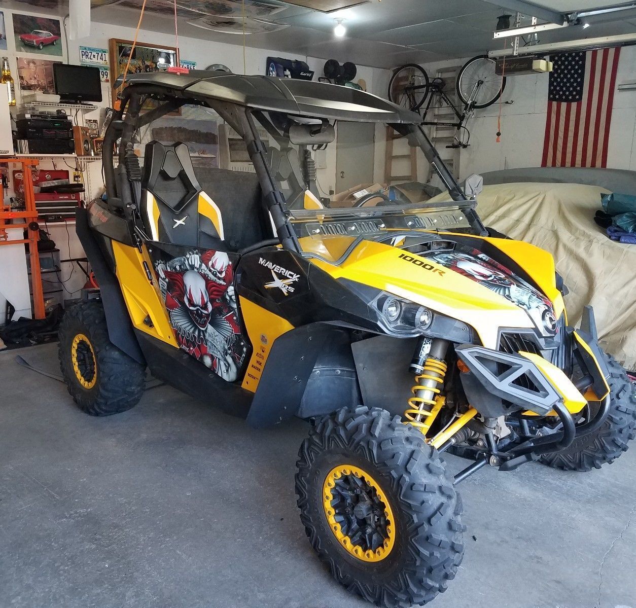 Extended Fender Flares Mud Flaps for Can-Am Maverick 1000R/MAX - Kemimoto