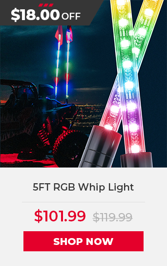 5FT RGB Whip Light
