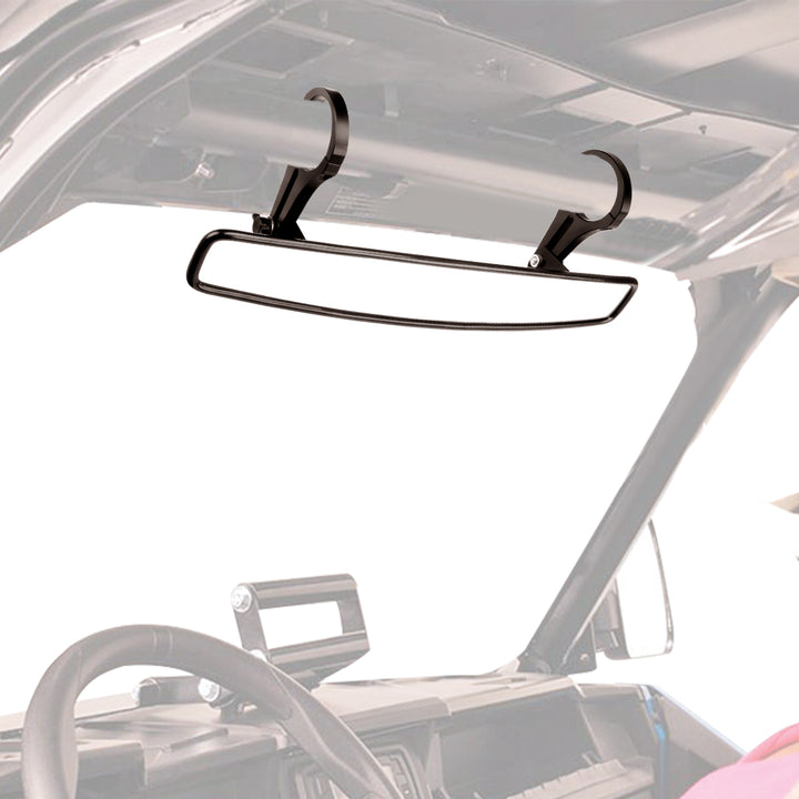 Rear View Mirror with 1.75" Clamps and Convex Design for Polaris RZR