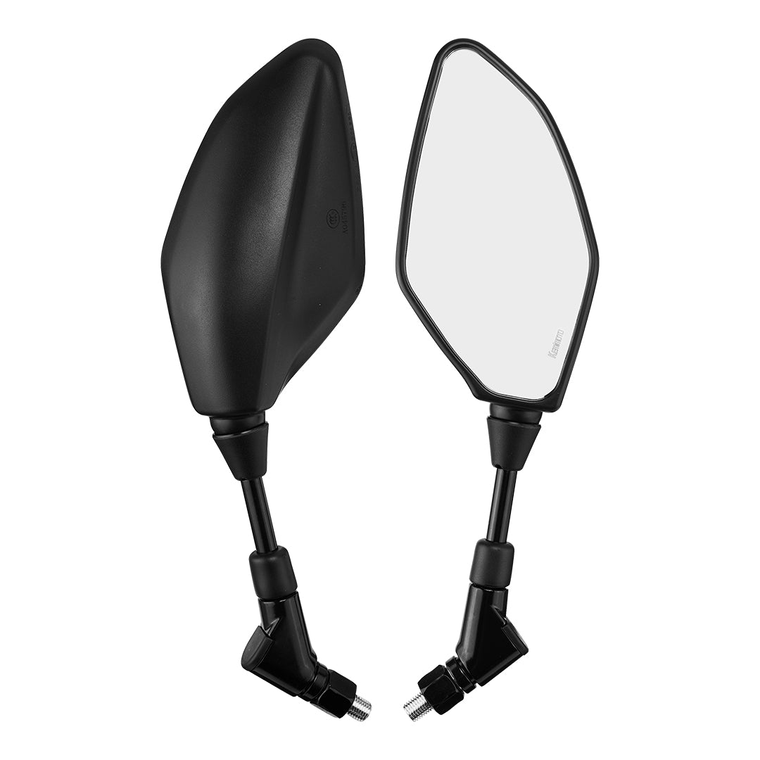 Universal 7/8" Handle Bar Mirrors For 2019 Honda Grom 125 MSX - Black Convex Motorcycle Mirrors