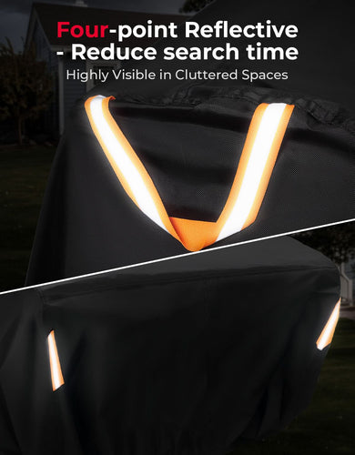 Rain Waterproof UV Protection Windproof Folding, Bike Tarp for Adult Tricycles, 3 Wheel Bikes, Cargo Bikes - Kemimoto