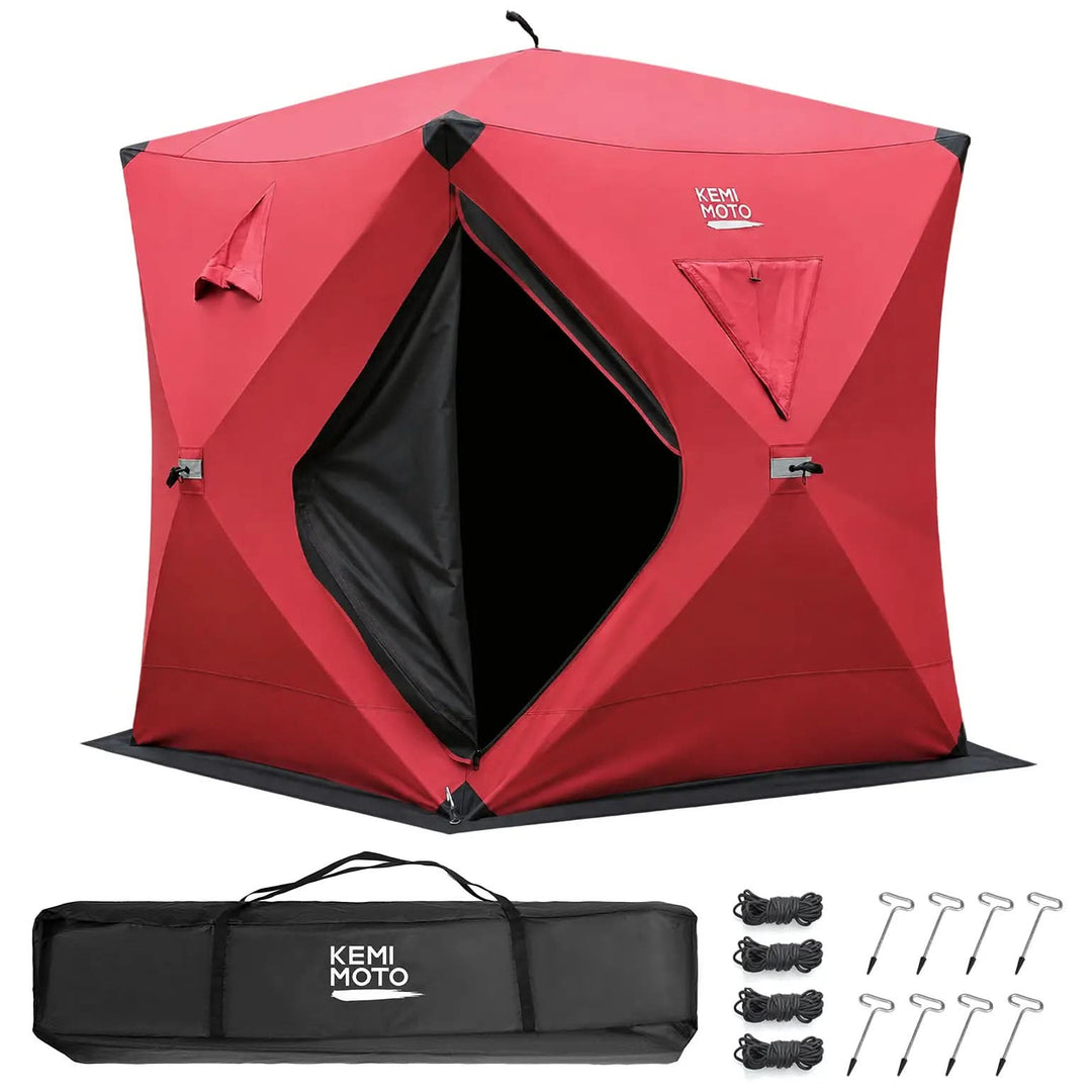 Pop-Up Ice Fishing Shelter Lightweight Blackout Tent