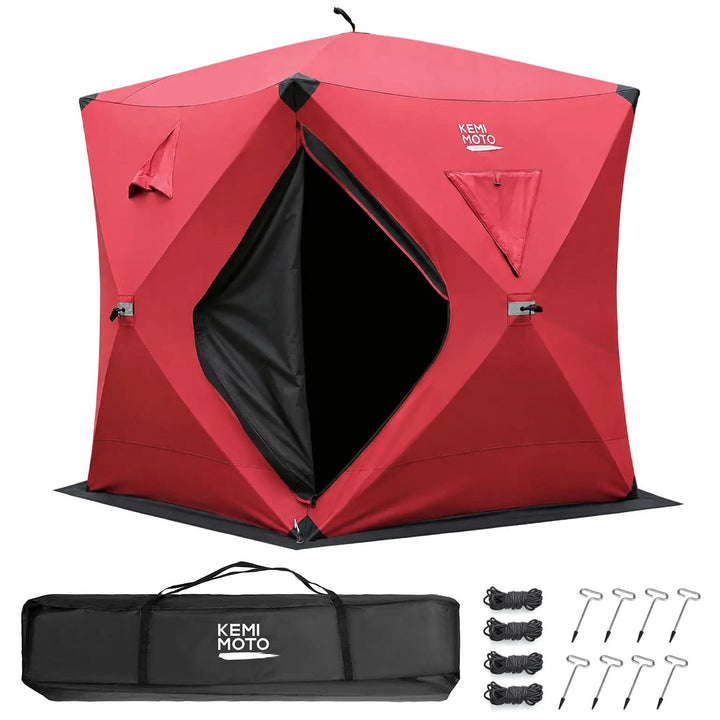 Pop-Up Ice Fishing Shelter Lightweight Blackout Tent