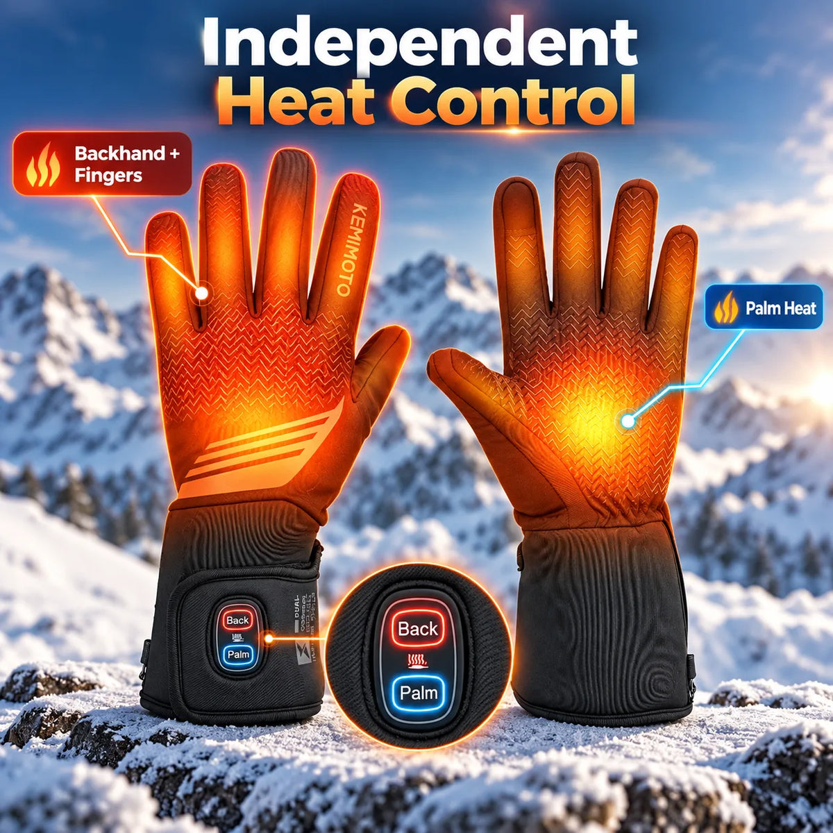 Warmth matches the way hands are used
