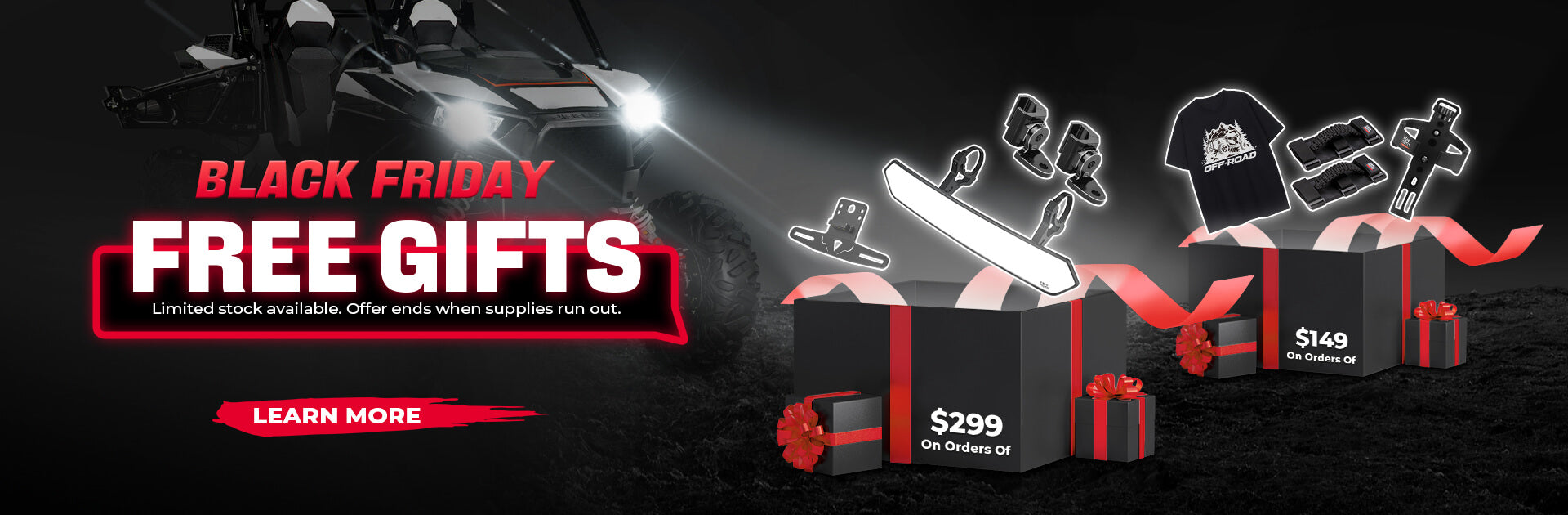 Get free gifts over $149