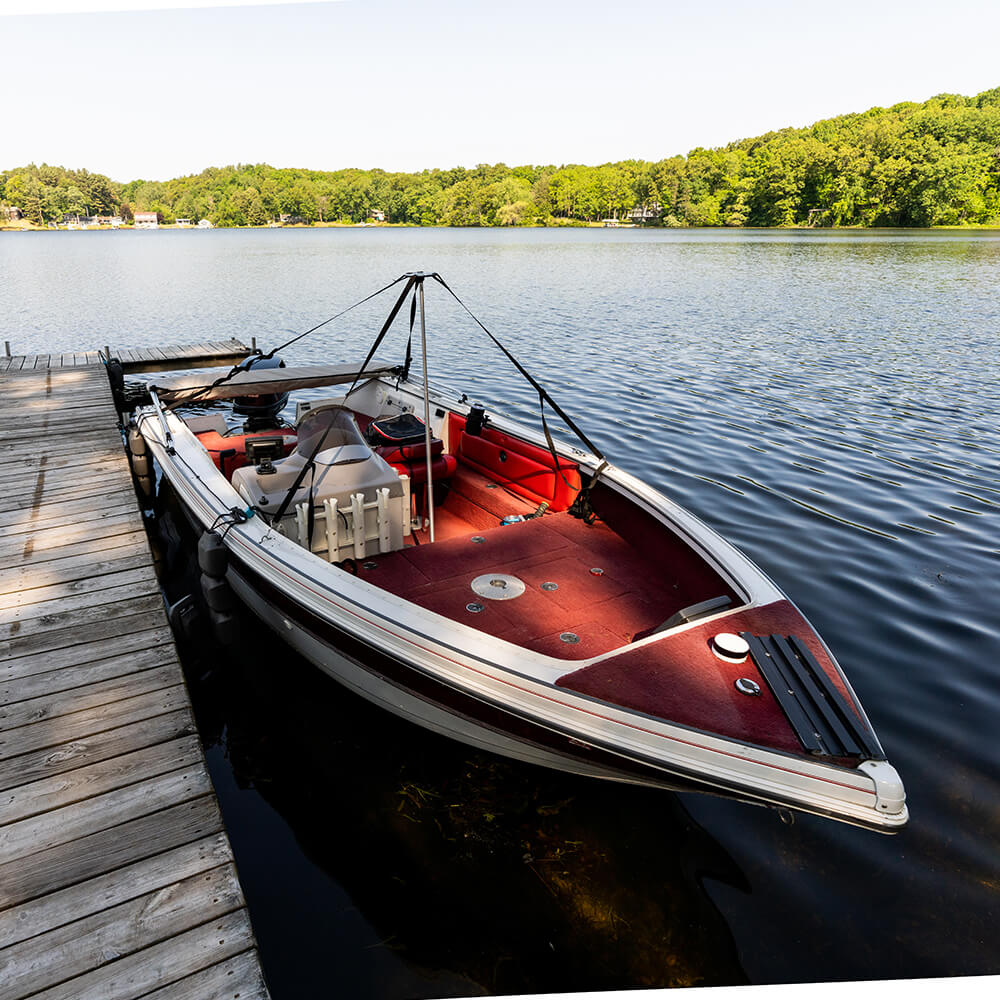 Boat Cover Support with Metal Tripod Base and Mushroom Top - Kemimoto