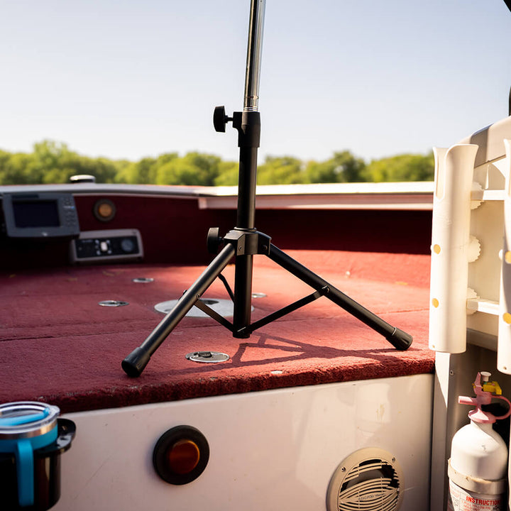 Boat Cover Support with Metal Tripod Base and Mushroom Top - Kemimoto