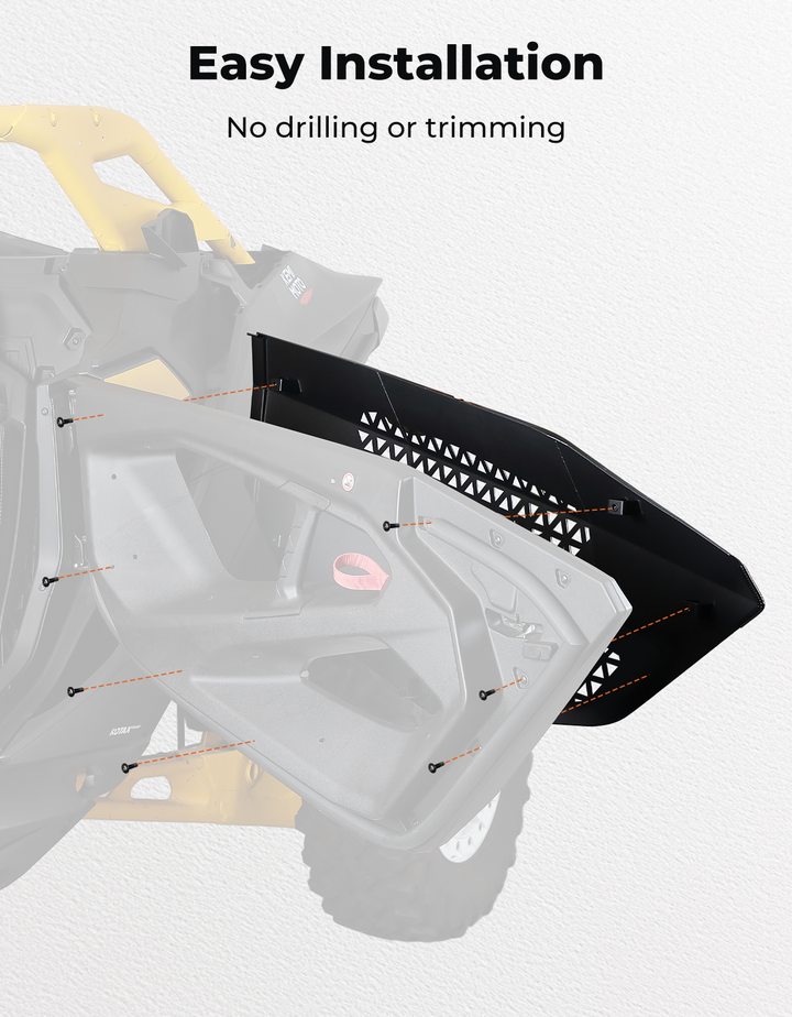 UTV Aluminum Half Door for Can-Am Maverick R-Kemimoto