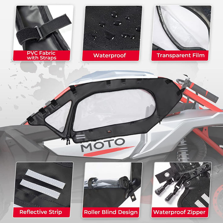 Windshield Set For Can-Am Maverick X3/MAX - Kemimoto