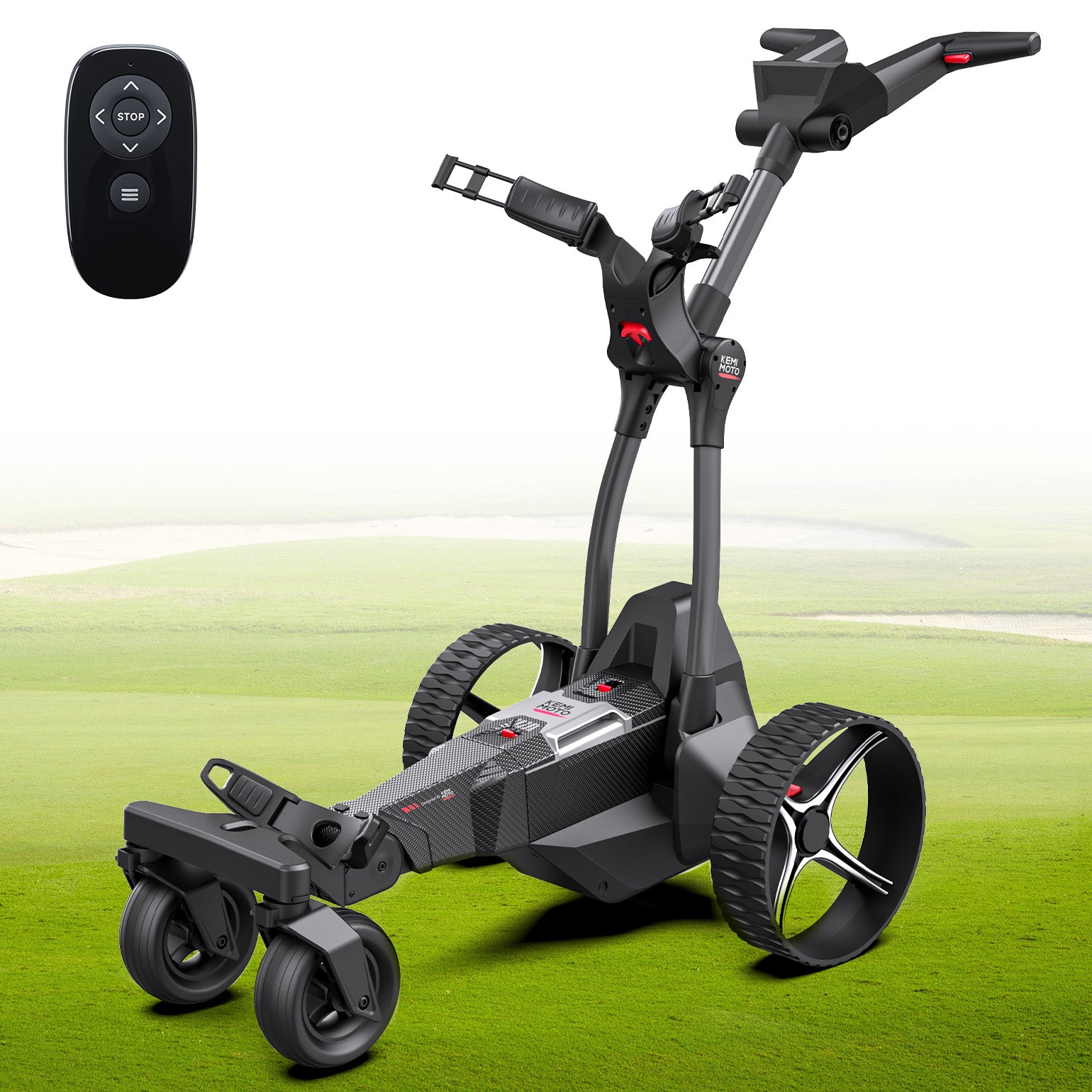 ApexAI Auto-Follow Electric Golf Push Cart with Remote Control