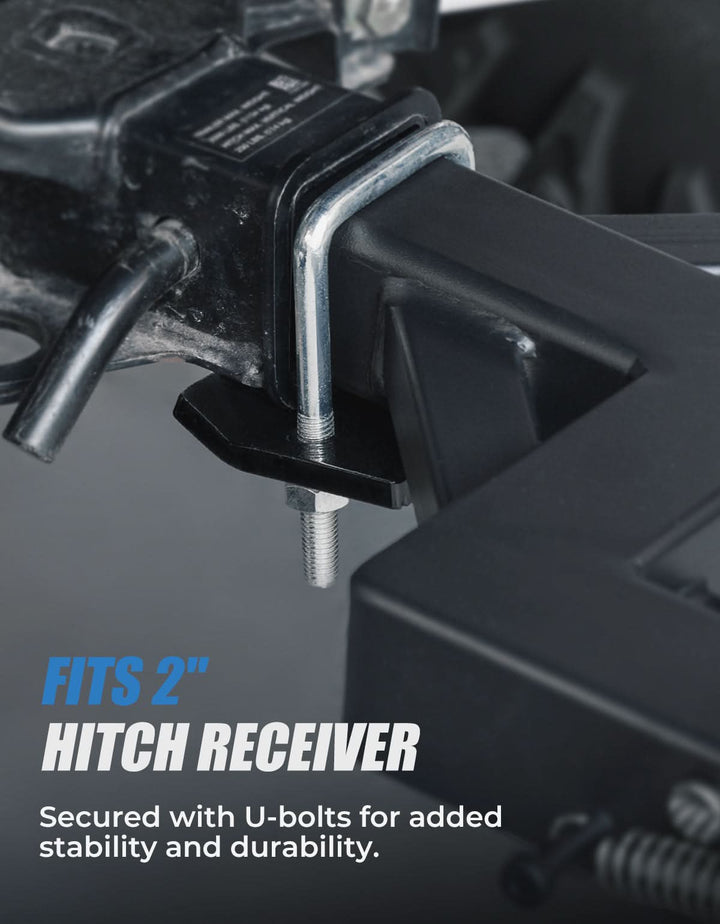 UTV Hitch Step with 2" Receiver for Polaris Ranger 1000 Defender UFORCE 1000 - Kemimoto
