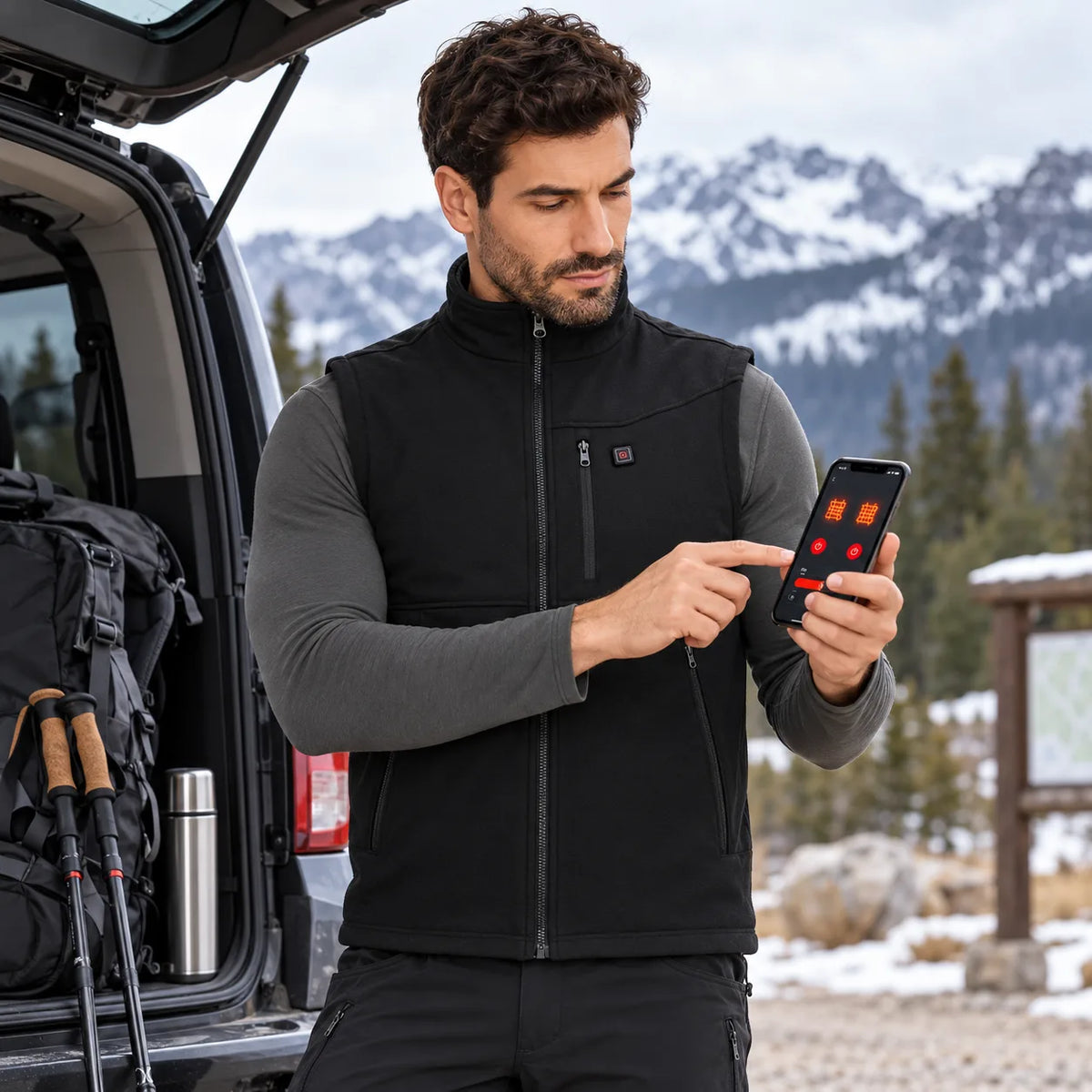 Temperature stays reachable by phone