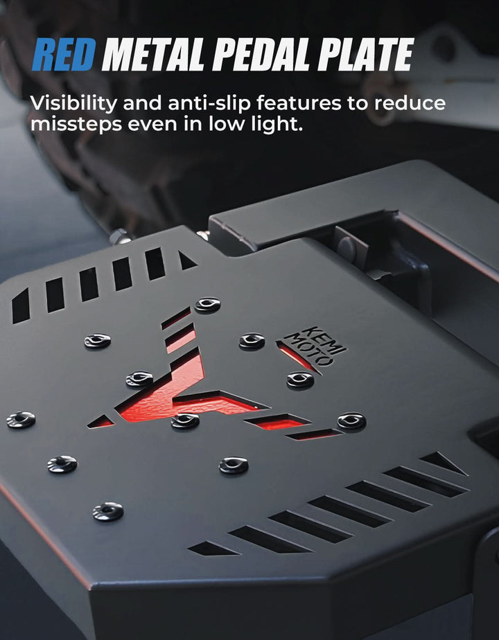 UTV Hitch Step with 2" Receiver for Polaris Ranger 1000 Defender UFORCE 1000 - Kemimoto