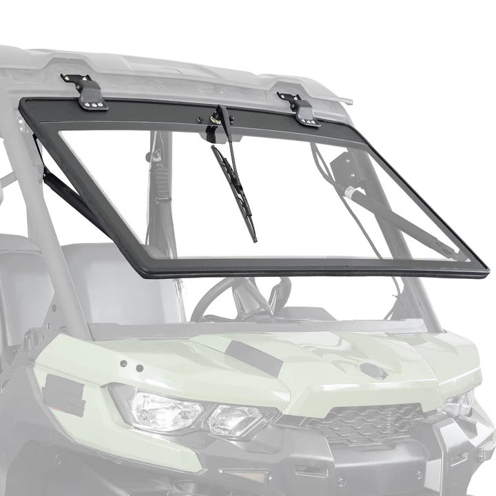 Power Flip Glass Windshield Fits Can-Am Defender