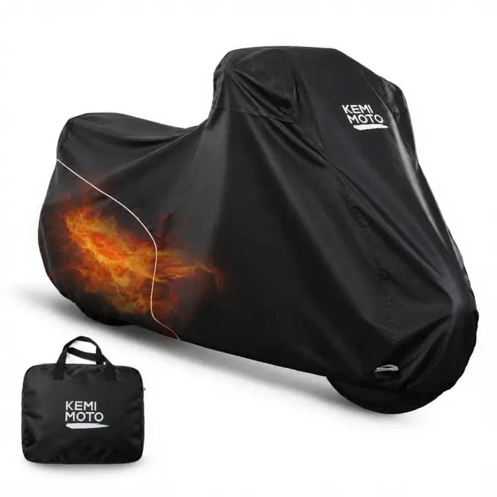 Heavy Duty 600D Tailpipe Heat Shield Motorcycle Cover
