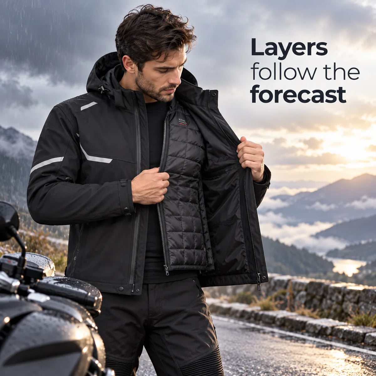 Layers follow the forecast