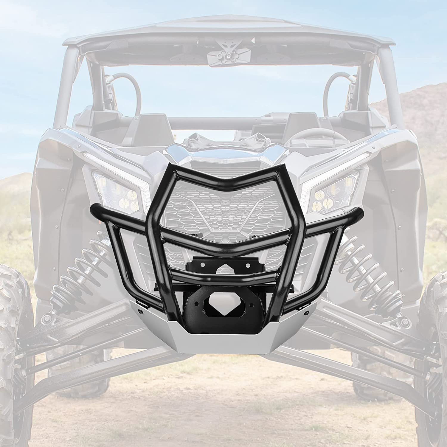 Front Bumpers & Hard Roof For Can-Am Maverick X3 MAX - Kemimoto
