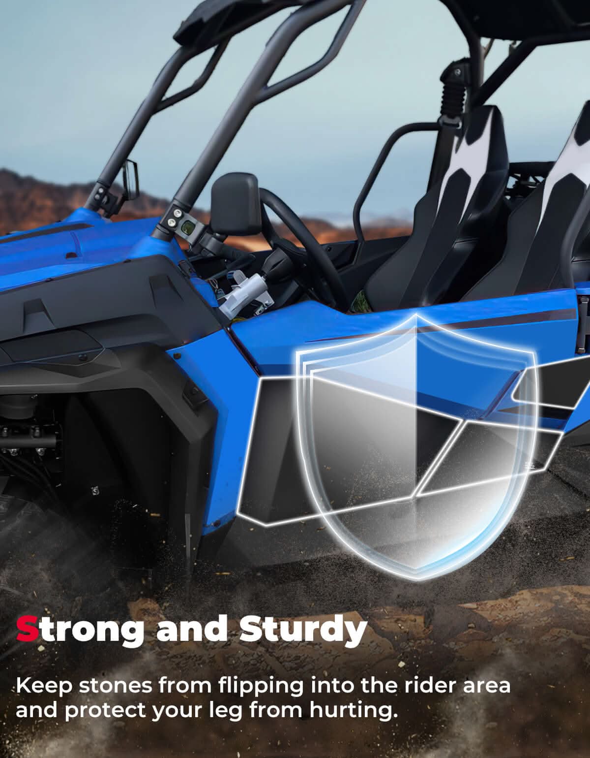 Lower Doors Inserts for CFMOTO ZForce 500 | 800 | 1000 - Kemimoto