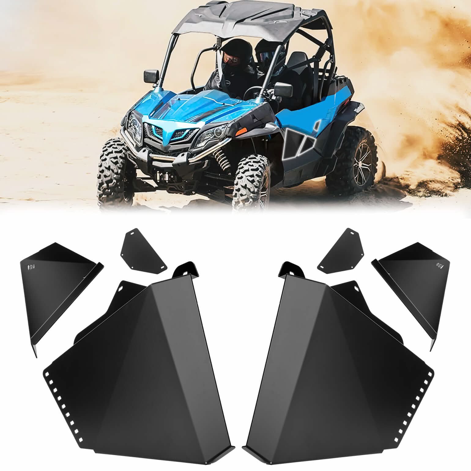 Lower Doors Inserts for CFMOTO ZForce 500 | 800 | 1000 - Kemimoto