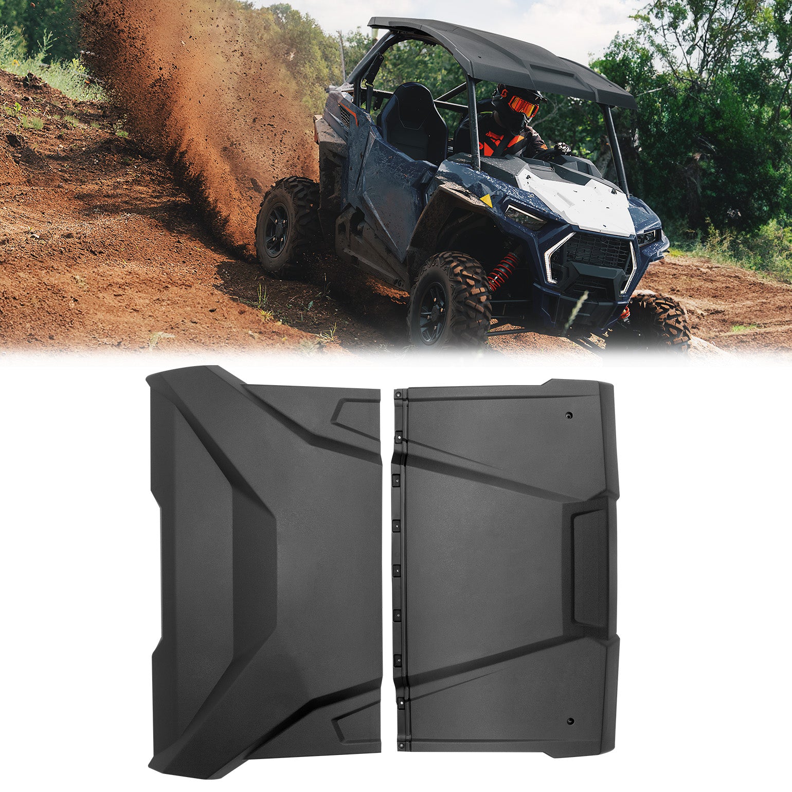 Combination Roof Top for Polaris RZR Trail S 900/ 1000 - Kemimoto
