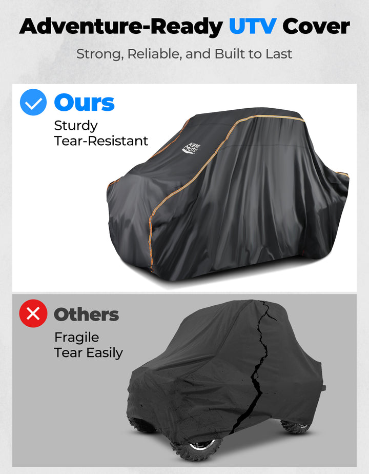 2-Seater UTV Cover Waterproof for RZR | Ranger | Maverick | ZForce - Kemimoto