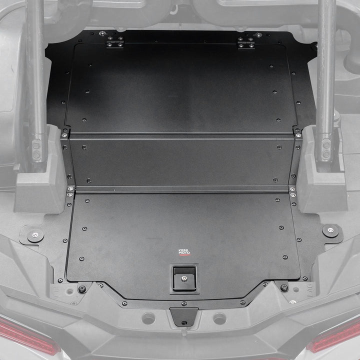Aluminum UTV Trunk Bed Enclosure for Polaris RZR 1000 2014-2023 - Kemimoto