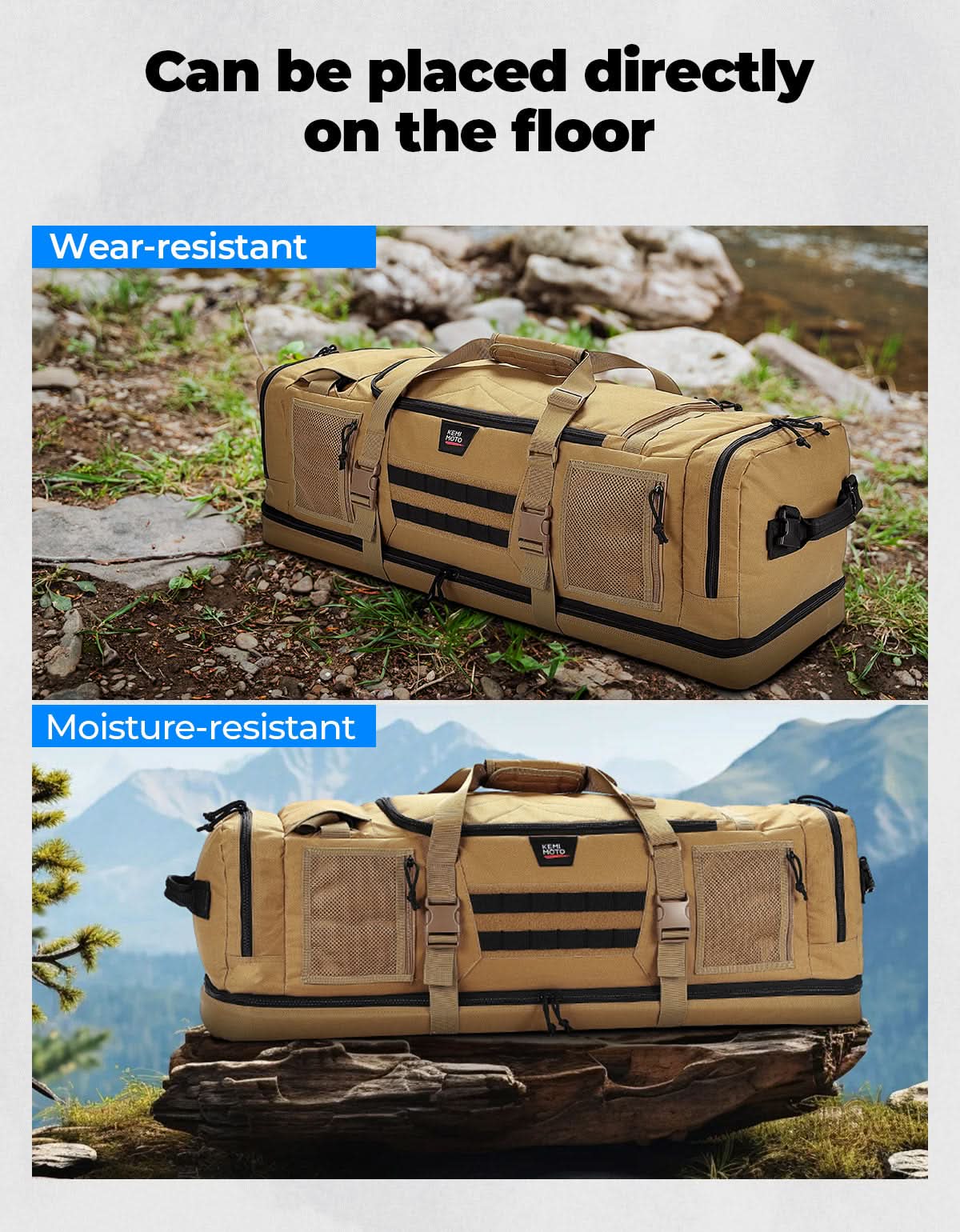 78L Hunting Duffle Bag Large Capacity Travel Gear