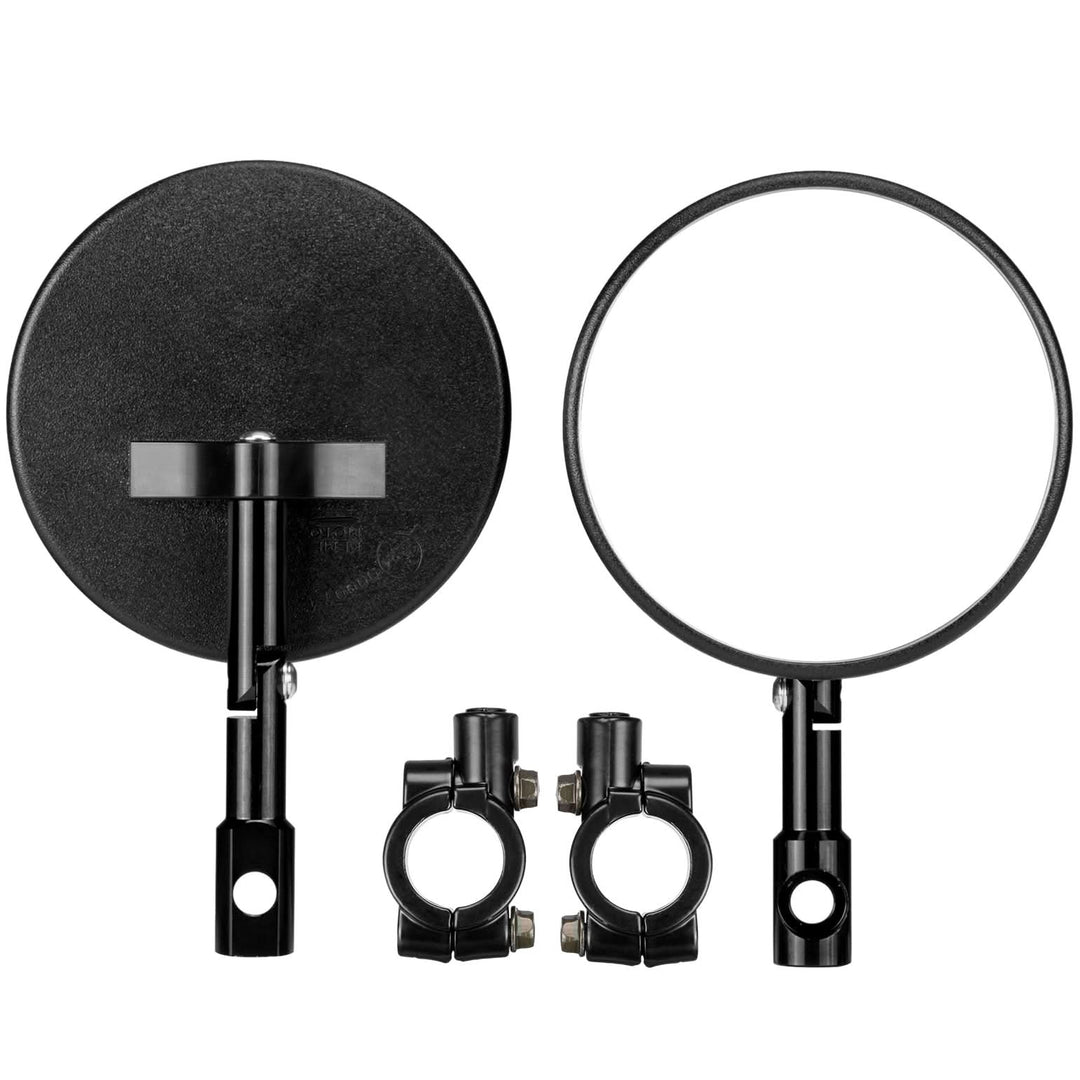 CNC Aluminum Bar End Side Mirror for 22-23mm Handlebar Diameter - Kemimoto