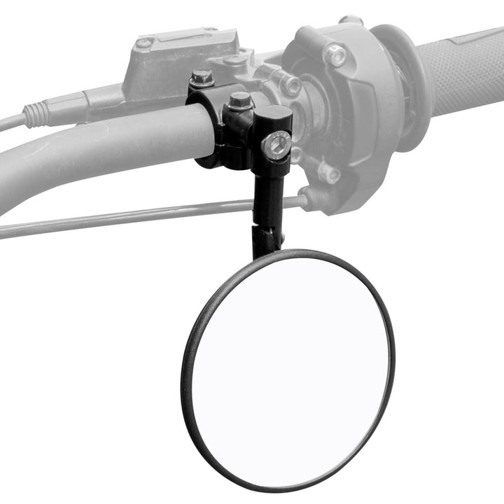 CNC Aluminum Bar End Side Mirror for 22-23mm Handlebar Diameter - Kemimoto
