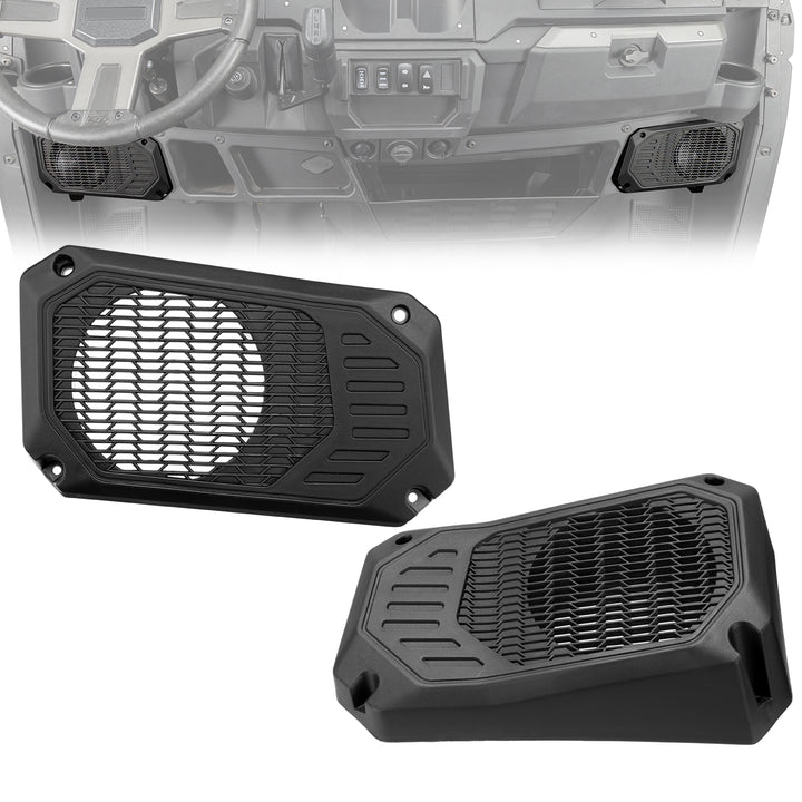 Under Dash Speaker Pods for Polaris Ranger XP 1000/Crew 2018-2025 - Kemimoto