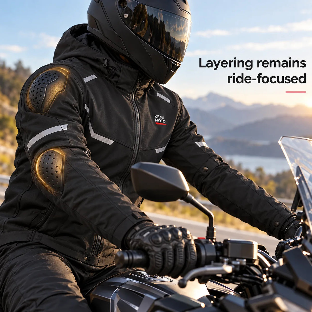 Layering remains ride focused