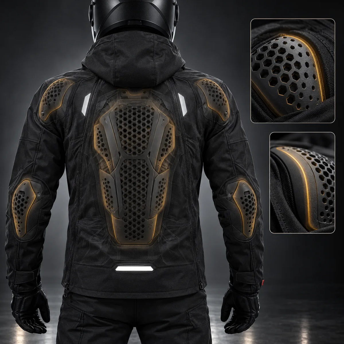 Back coverage uses a larger insert