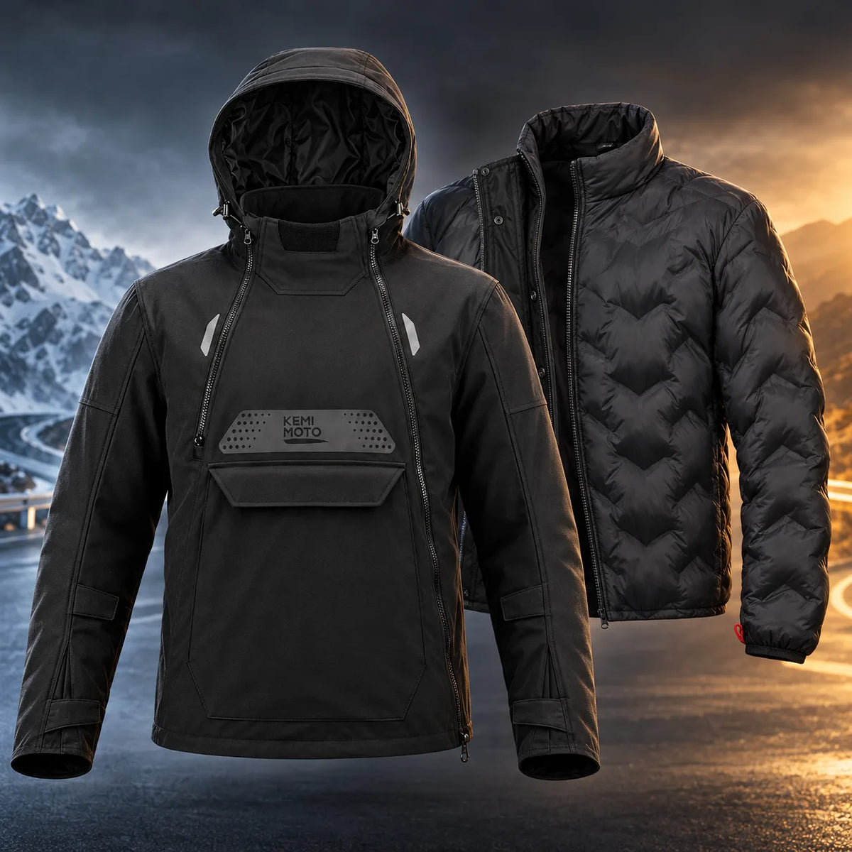 Warmth changes with the route