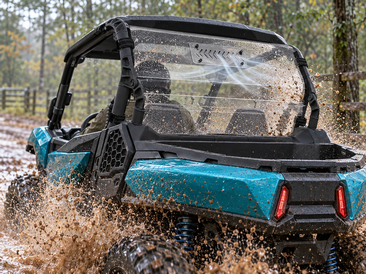 Wet-Trail Spray — vented rear, Weather, Property Use