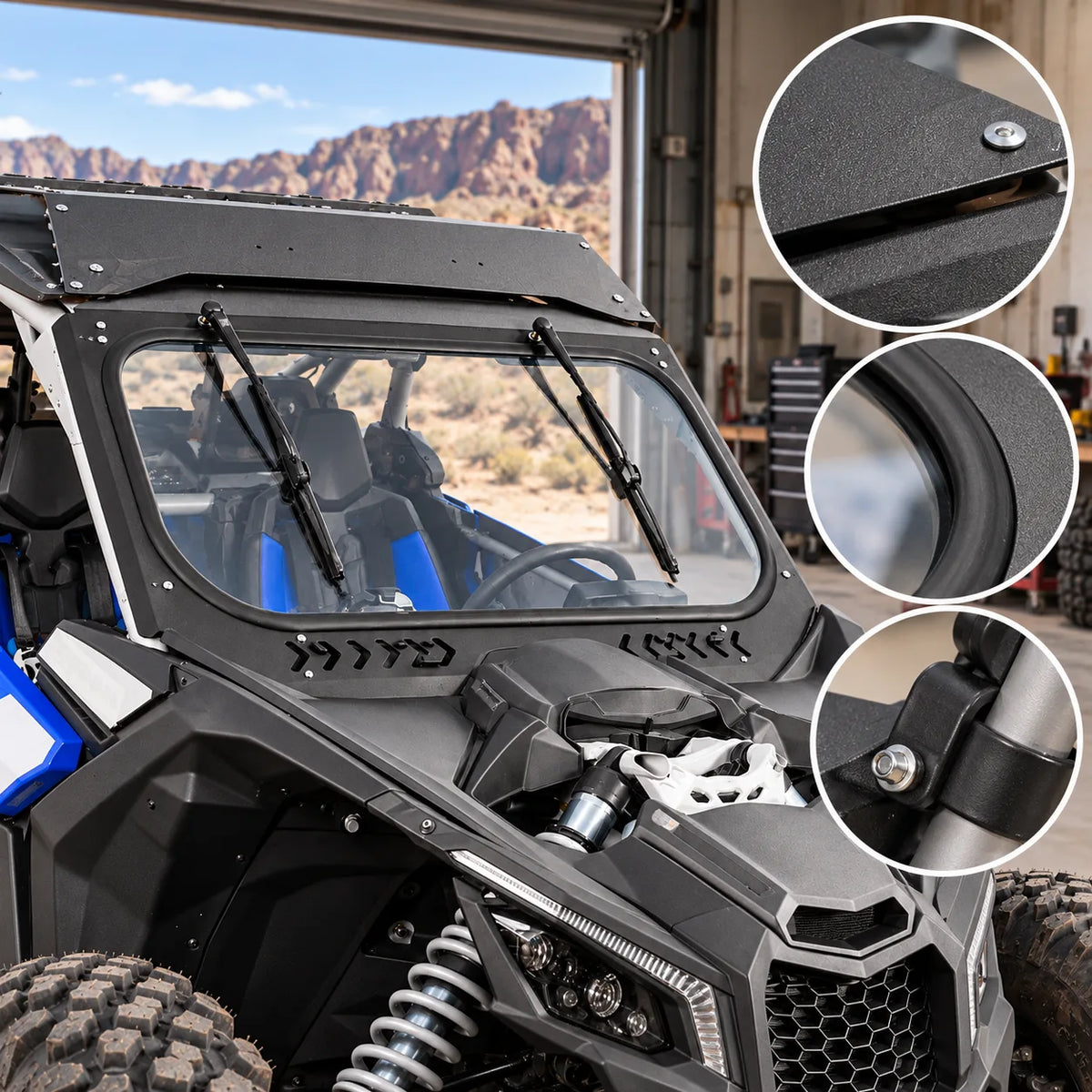 Structure Matched to Daily Use — windshield use on repeated work