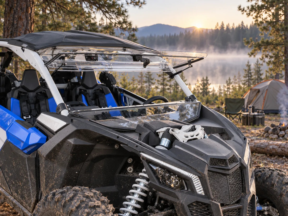 Hunting and Camping — front flip, Weather, Frequent Stops