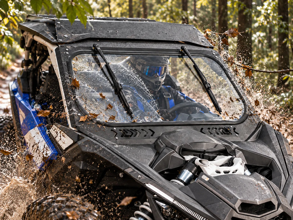 Wooded-Trail Debris — glass, Setup, Work Routes
