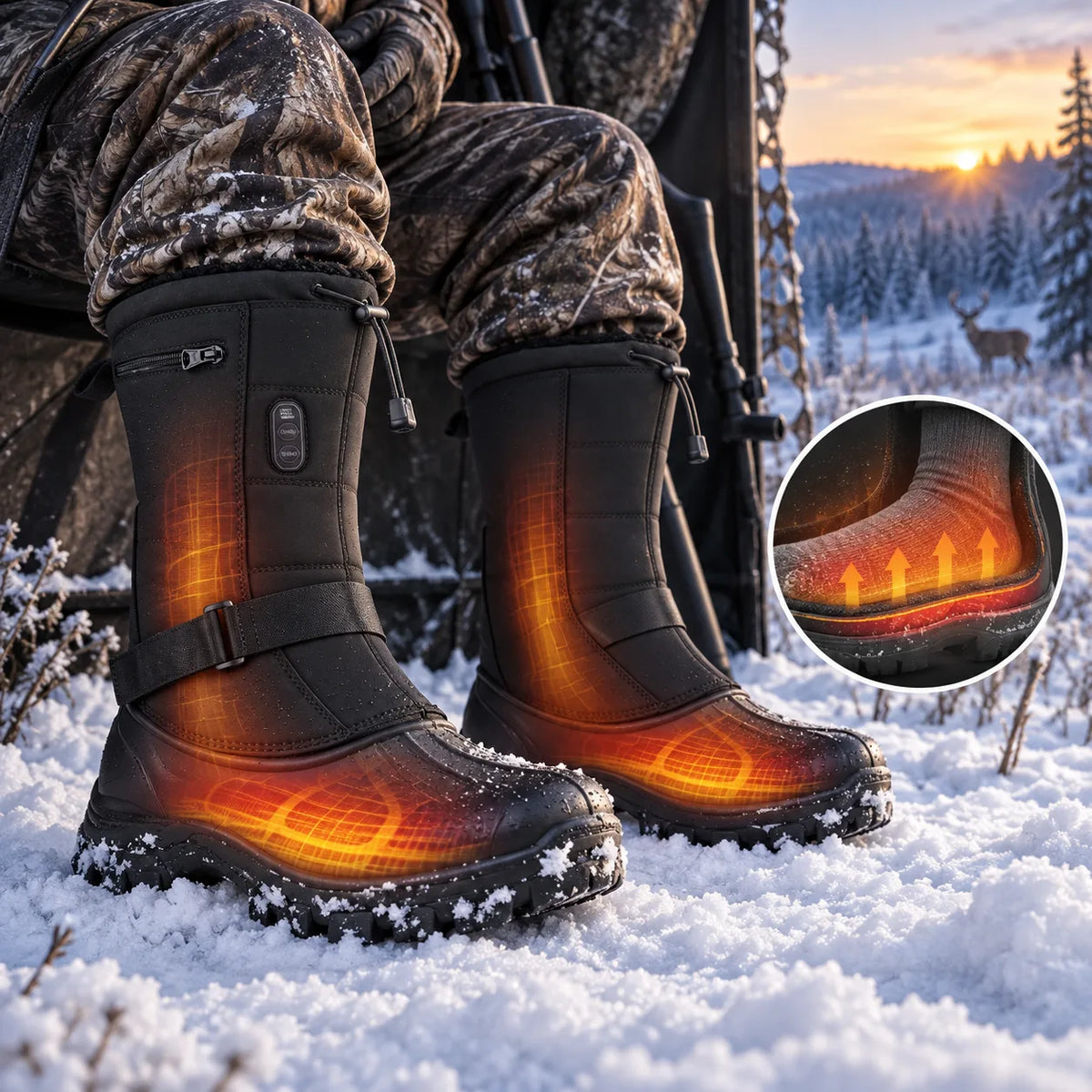 Heat counters cold from the ground