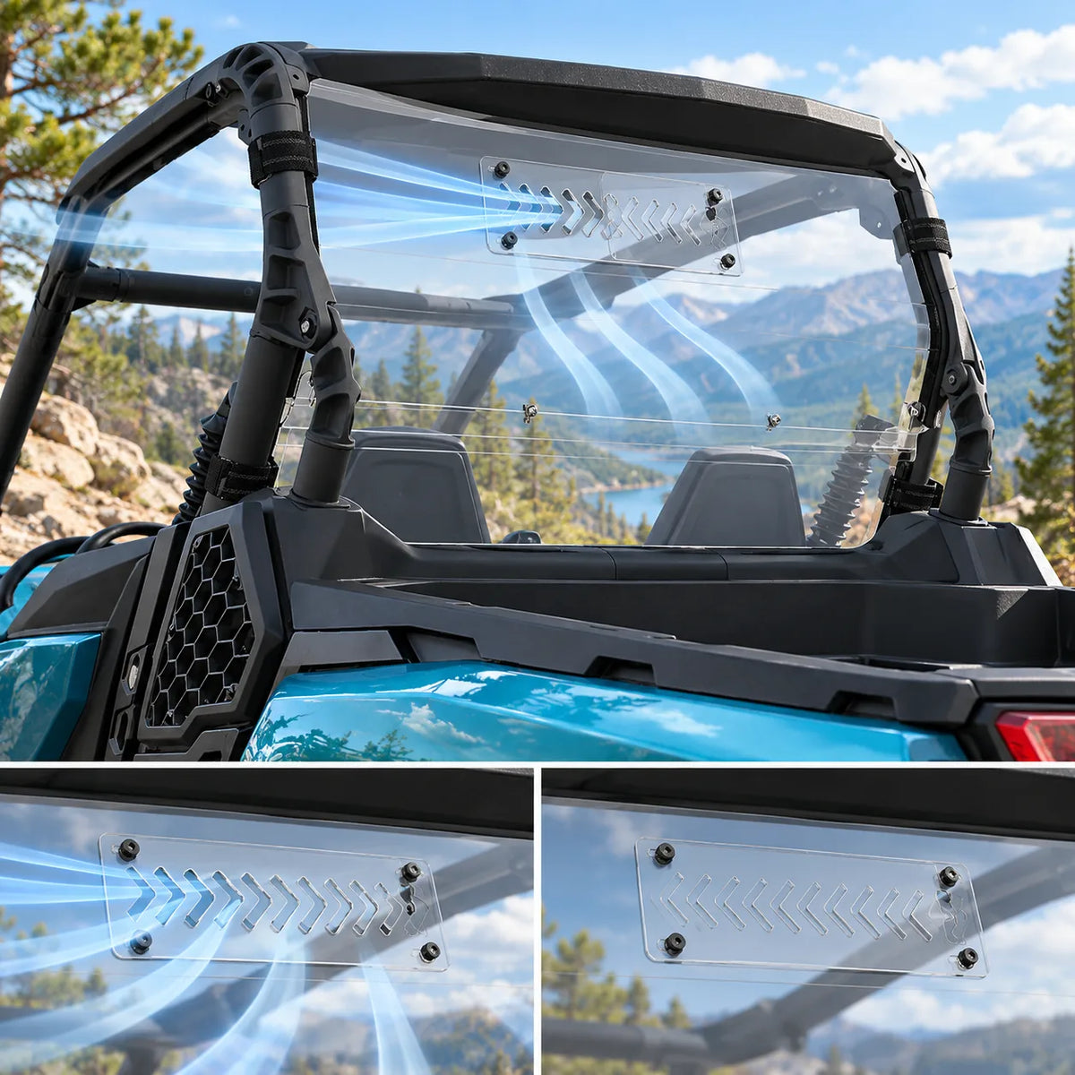 Adjustment Where It Matters — windshield use through daily