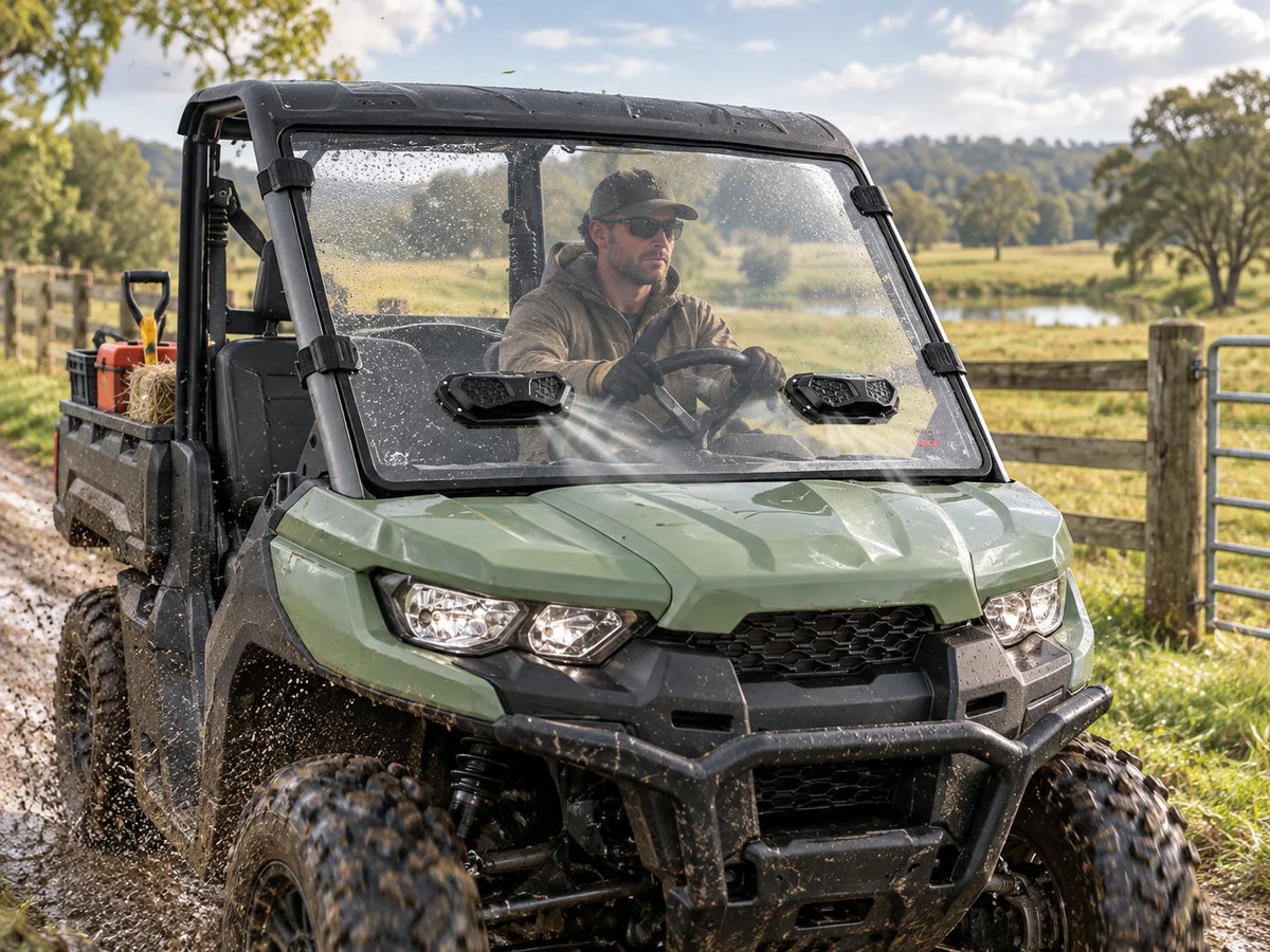 Property Utility Work — vented front, Weather, Work Routes