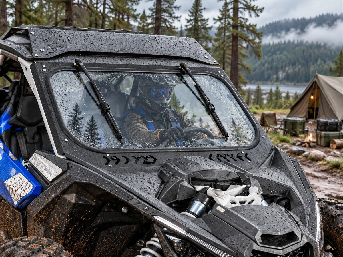 Hunting and Camping — glass, Setup, Work Routes