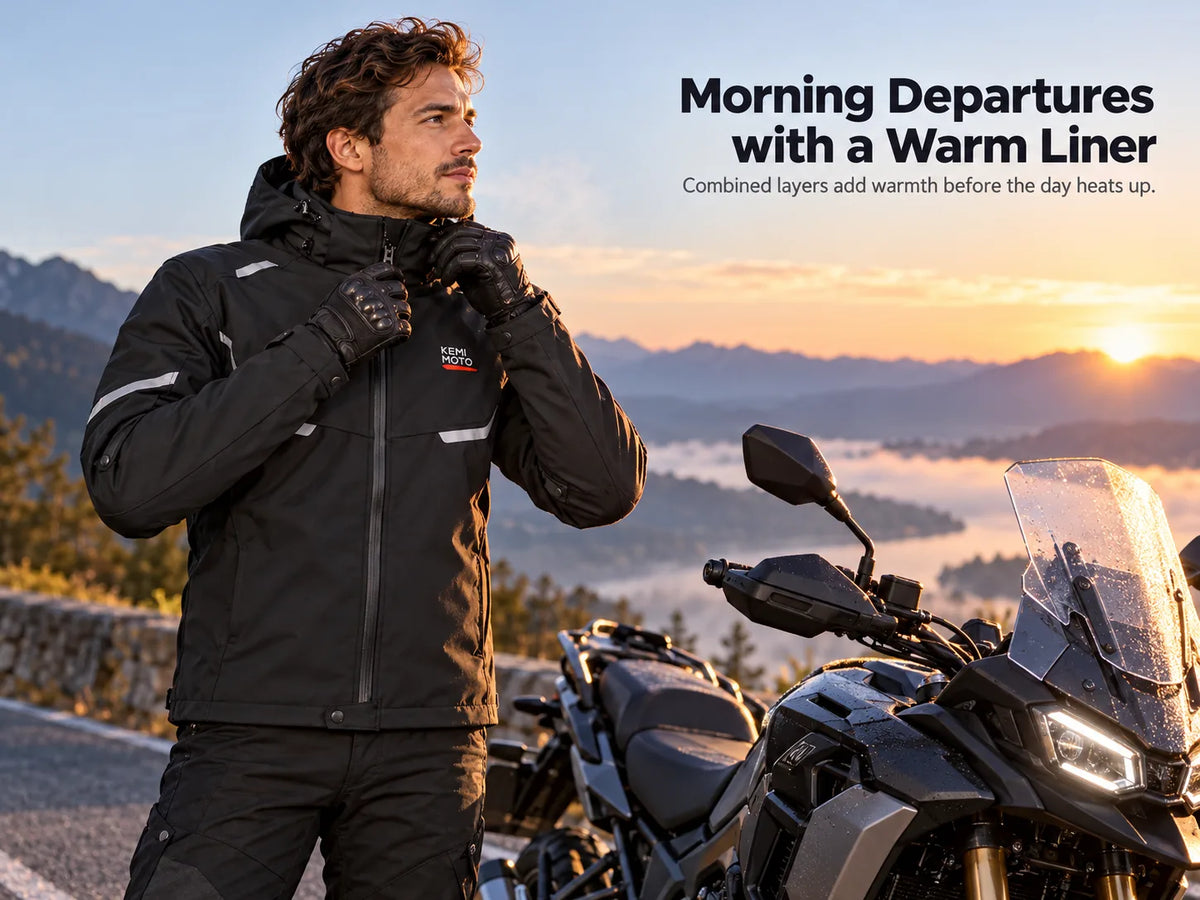 Morning Departures with a Warm Liner