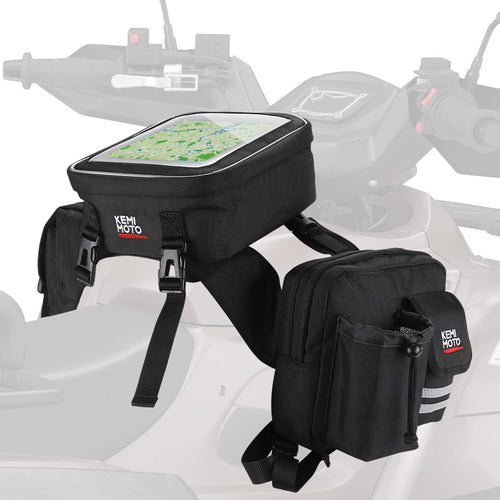 ATV Motorcycle Saddle Tank Bag w/Thermal Bag - Kemimoto